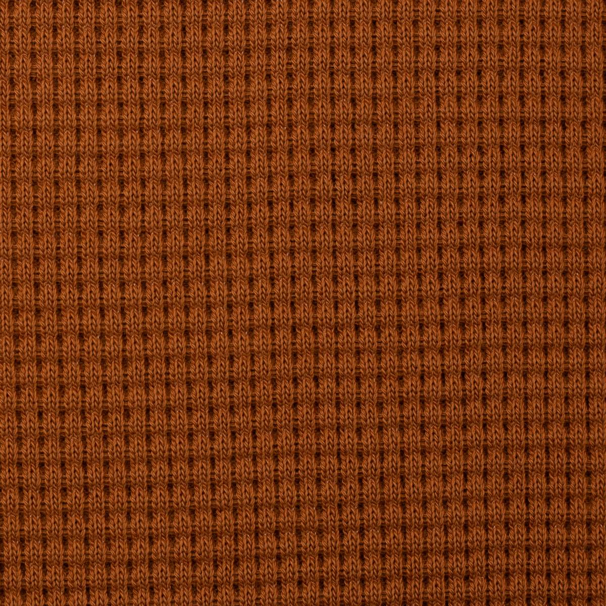 Oslo Vaffeljersey - Terracotta 000713