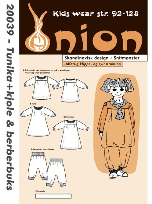 Hovedbilde ONION KIDS TUNIKA + KJOLE & BERBERBUKSE 20039
