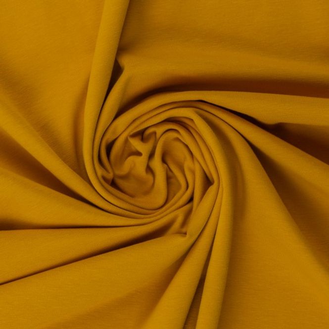 Hovedbilde Vanessa, Cotton Jersey 000315 Plain, ochre