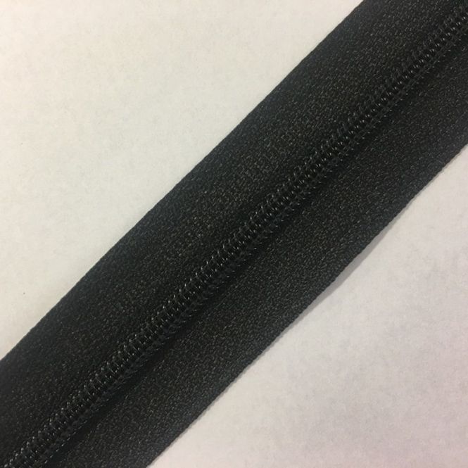 Hovedbilde Cose Glidelås svart 6mm - 1m