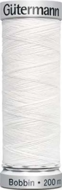 Hovedbilde Bobbin/undertråd 200 m1001 Hvit
