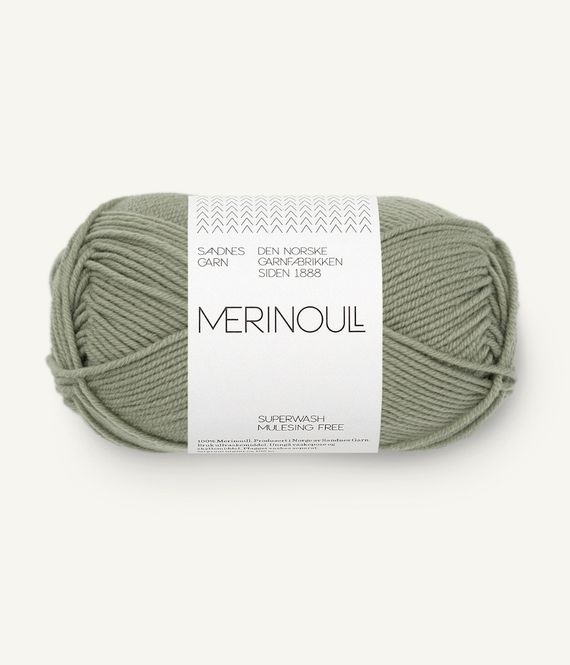 Hovedbilde Merinoull Dusty Light Green 8521