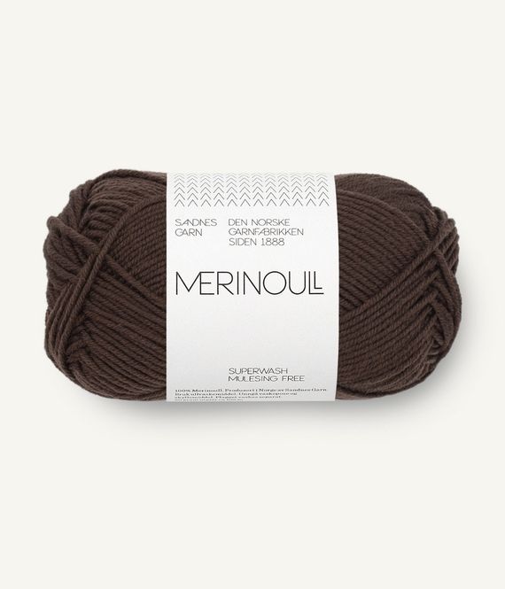 Hovedbilde Merinoull Dark Brown 3081