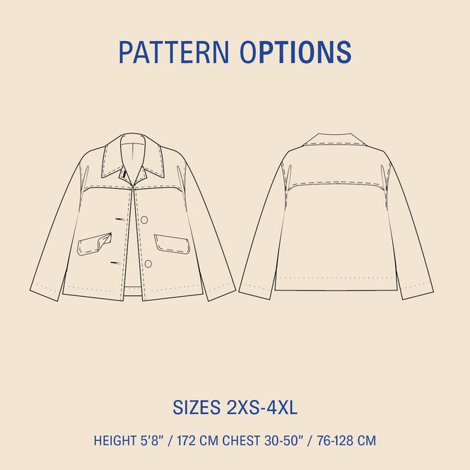 Hovedbilde Car Coat Dame (Str 2XS-4XL) - Wardrobe by me