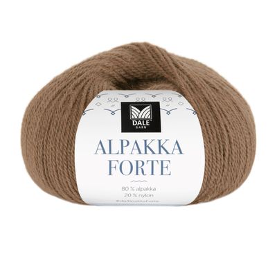 Alpakka Forte - Nøttebrun Frg: 742