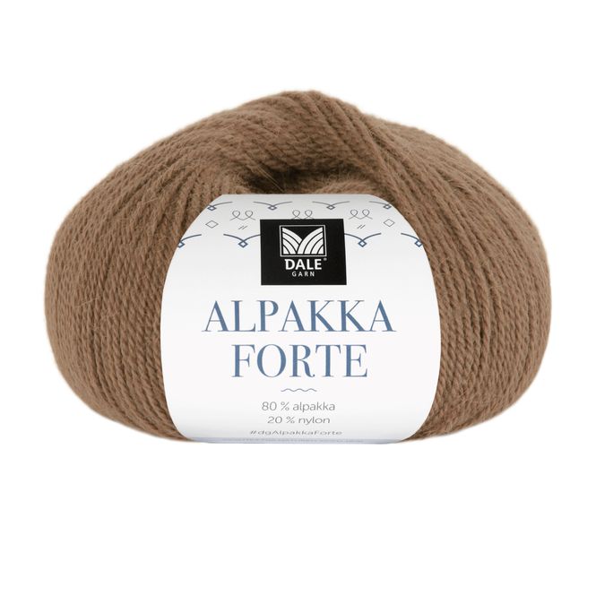 Hovedbilde Alpakka Forte - Nøttebrun Frg: 742