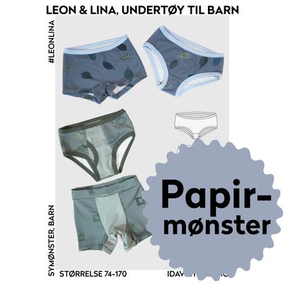 LEON & LINA, UNDERTØY TIL BARN str74-170
