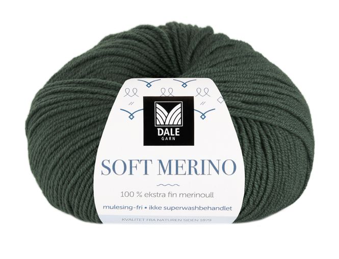 Hovedbilde Soft Merino - Flaskegrønn Frg: 3020