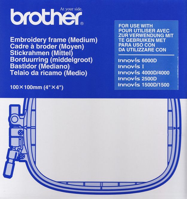 Hovedbilde (22A4) Brother broderiramme 10x10cm EF74