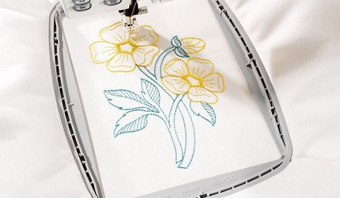 Hovedbilde Husqvarna broderiramme 5inch X 7inch DESIGN HOOP