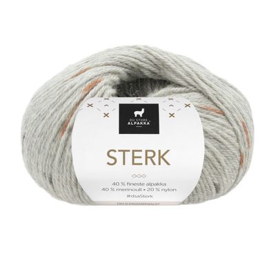 Sterk - Grå/kamel print Frg: 921