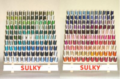 Sortiment sett Sulky 40 - 335 farger a 1000 meter med stand