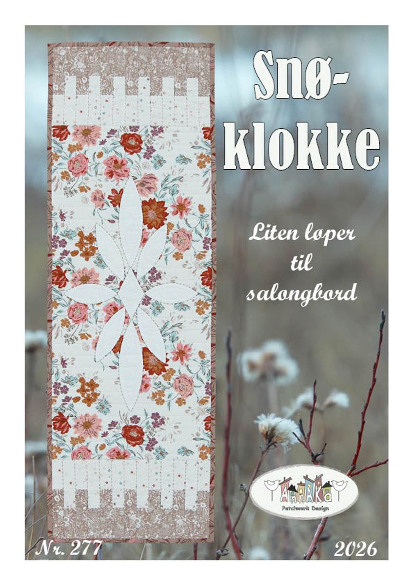 Nr. 277 Snøklokke løper AnnaKa Mønster