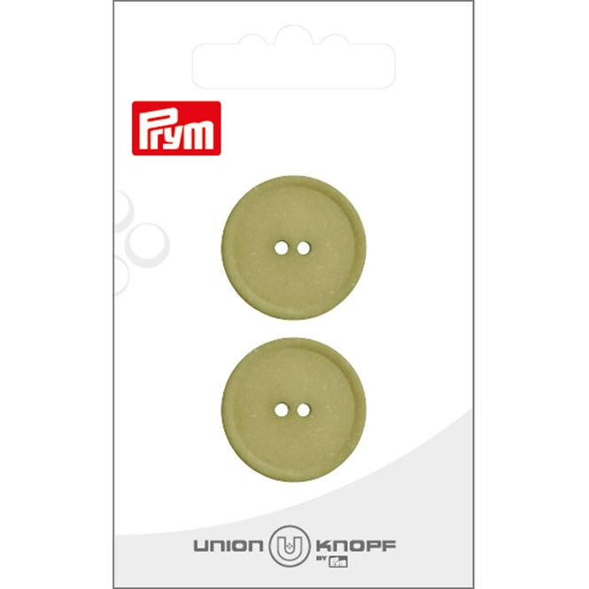 Hovedbilde Prym Knapper 453910 - 2-hull 23mm 34 Lys oliven - 2stk