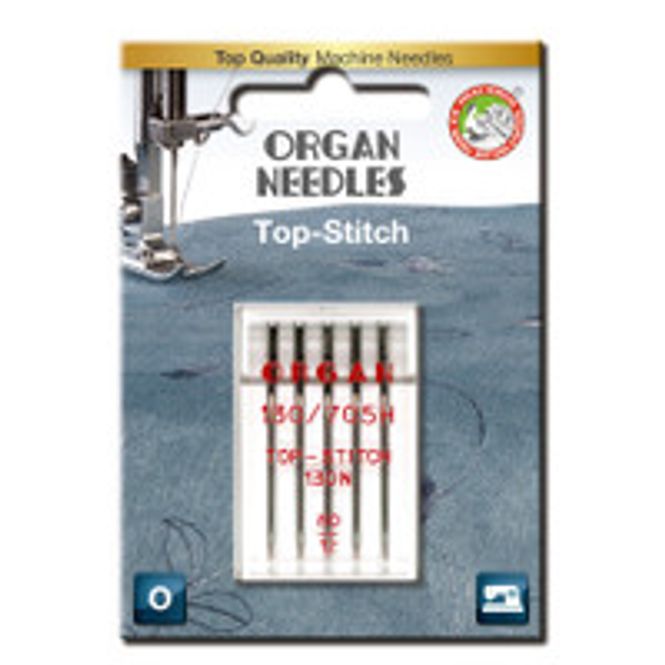 Hovedbilde (23G20) Nål Organ Top Stitch 80 - 5 pk