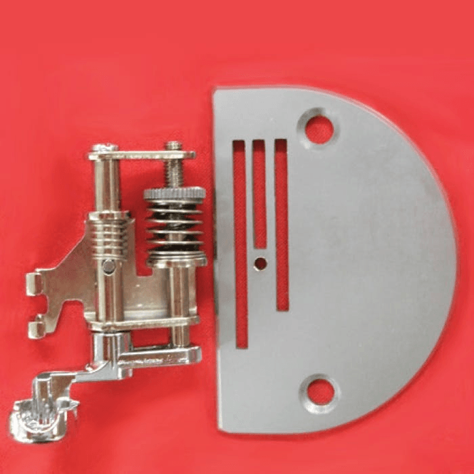 Hovedbilde (4G11) Janome Linjalfot sett inkl. stingplate Gr.5
