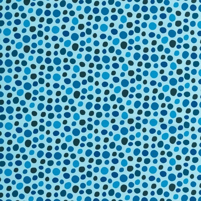 Hovedbilde Woody - dots, lys turkis