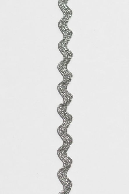 Hovedbilde Kroklisse, Lurex, 8mm, Sølv