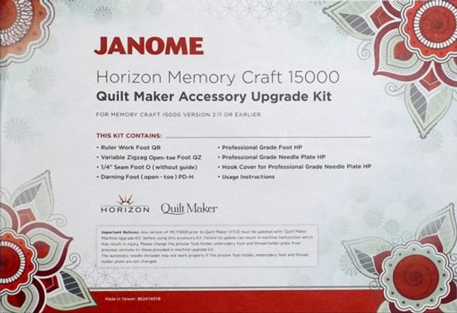 Hovedbilde (20D4) Janome Quilt Maker Accessory Upgrade Kit MC15000