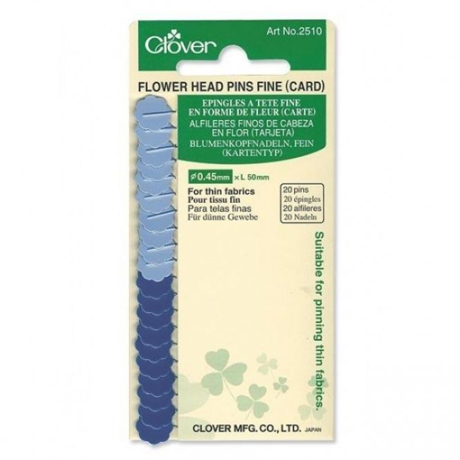 Hovedbilde (5) Clover Flower Head Pins Fine 2510