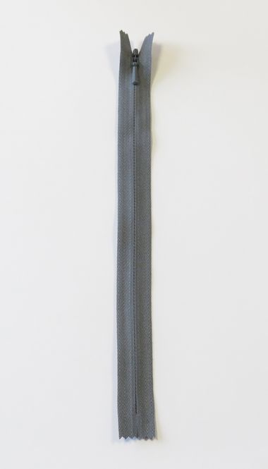 Hovedbilde Mørk grå - 4mm Usynlig fast glidelås 45cm