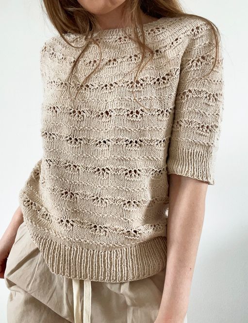Hovedbilde Le Knit Musling Tee -LHS-032