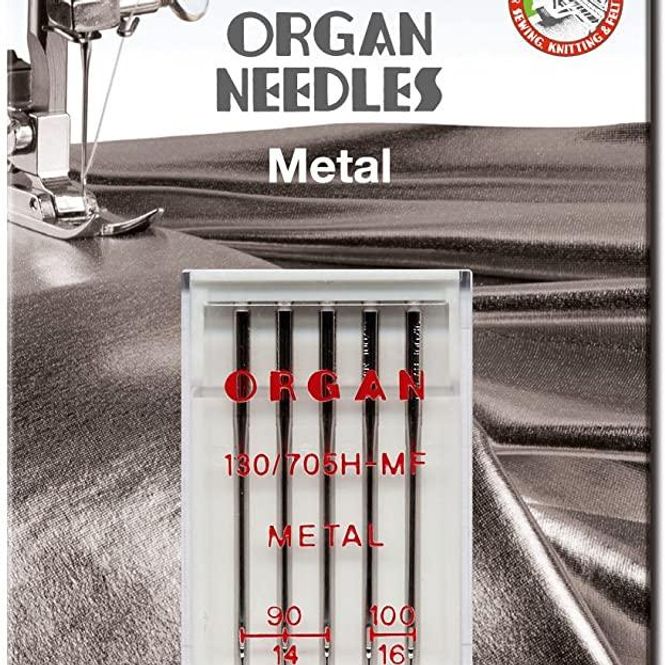 Hovedbilde (23G28) Nål Organ Metall 90-100, 5 pk