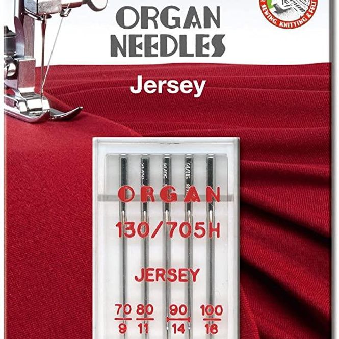 Hovedbilde (23G30) Nål Organ Jersey 5pk70/1stk-80/1stk-90/2stk-100/1