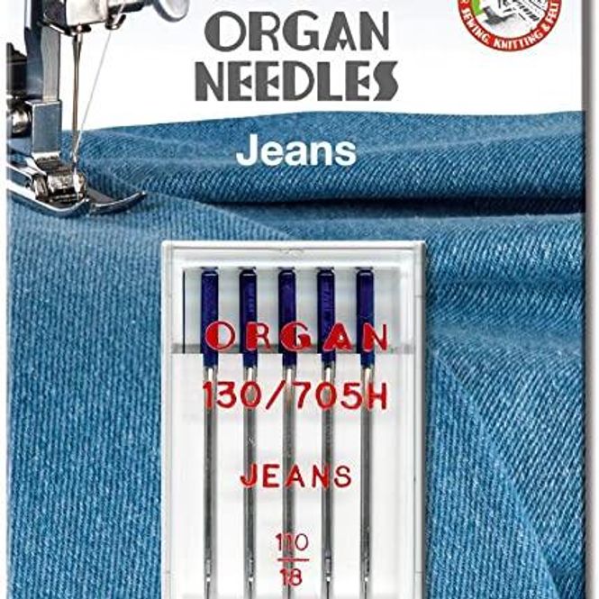 Hovedbilde (23F27) Nål Organ Jeans 110, 5 pk