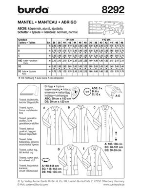 Burda 8292