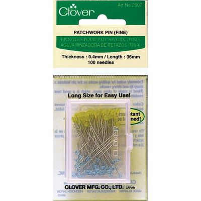 Patchwork pins fine - clover 2507 0,40 X 36MM (100)