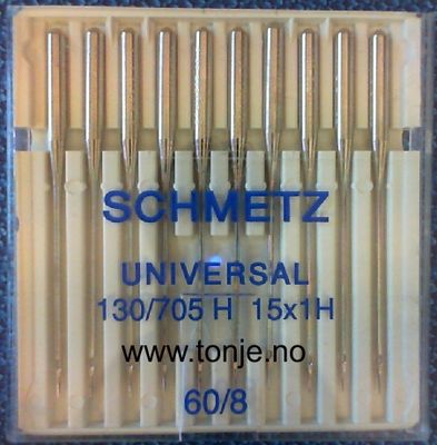 Nåler Universal 60 130/705H 10stk SCHMETZ