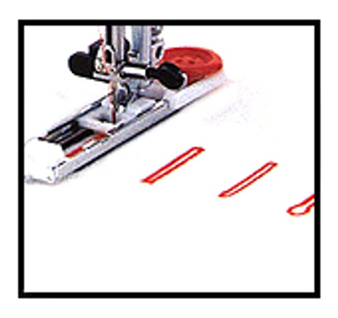 Hovedbilde (G4) Janome Knapphullsfot 7mm automatisk R Gr. 2-3