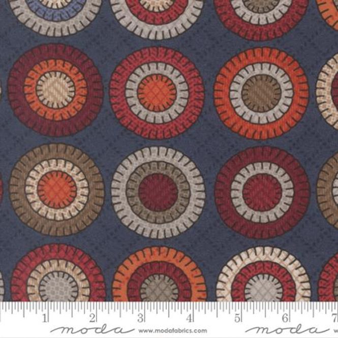Hovedbilde Moda Fabrics,Prairie Gatherings Flanell, Indigo