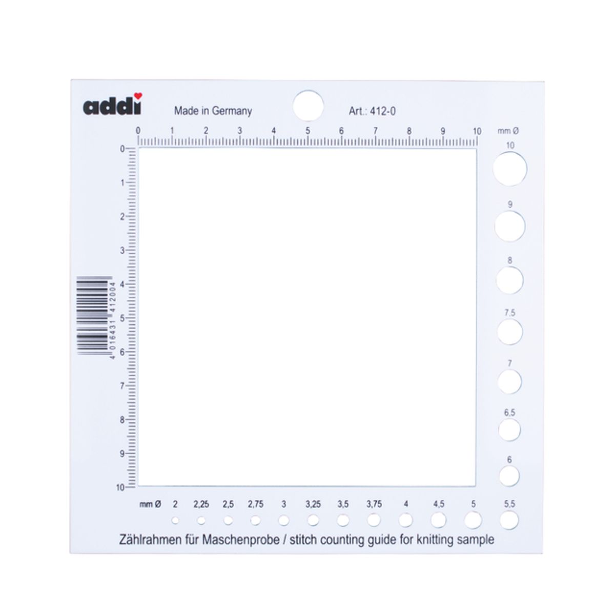 Addi Strikkefasthets-ramme 8004-0000