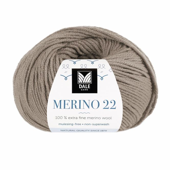 Hovedbilde Merino 22 - Gråbeige melert