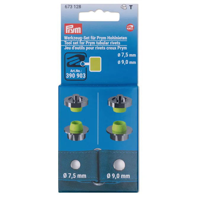 Hovedbilde Prym Vario Tools set Tubular Rivets 7,5+9mm 673128