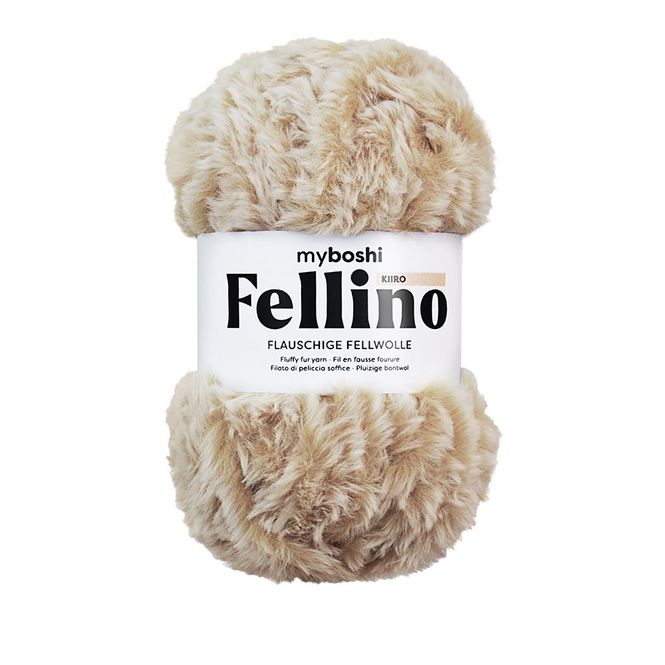 Hovedbilde Myboshi Fellino 65m - 872 Kiiro Lys brun