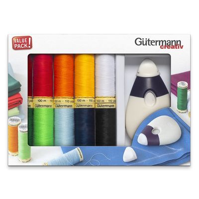 Gütermann 10 spoler a 100 meter Sew-All Thread og krittmerker