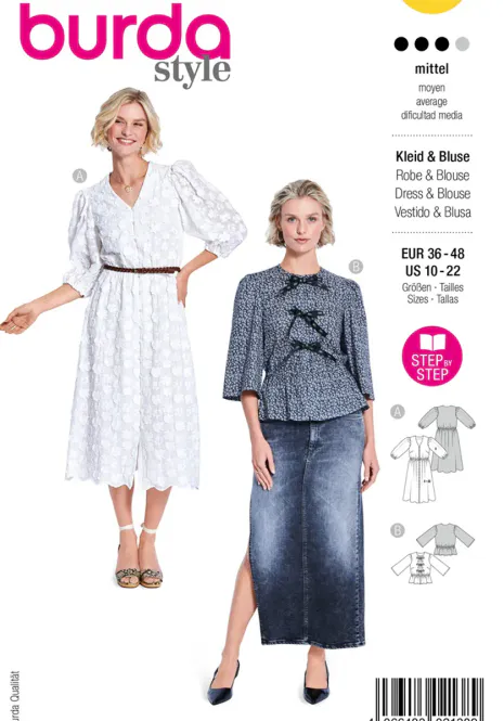Hovedbilde 5669 - Burda - kjole & bluse