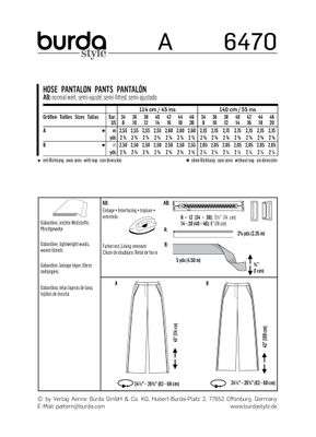 Burda 6470