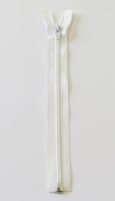 Hovedbilde Hvit - 6mm Spiral delbar glidelås 80cm