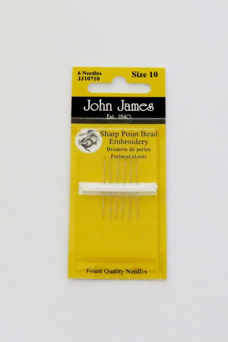 Hovedbilde John james kort perlenål str. 10 10710
