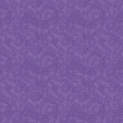 Whilmington Prints Swirling Leaves Lilla 27650 606