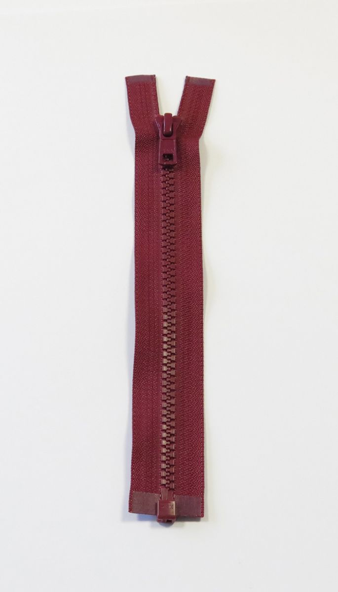 YKK 6MM VISLON, DELBAR F. burgunder 4425-95-527