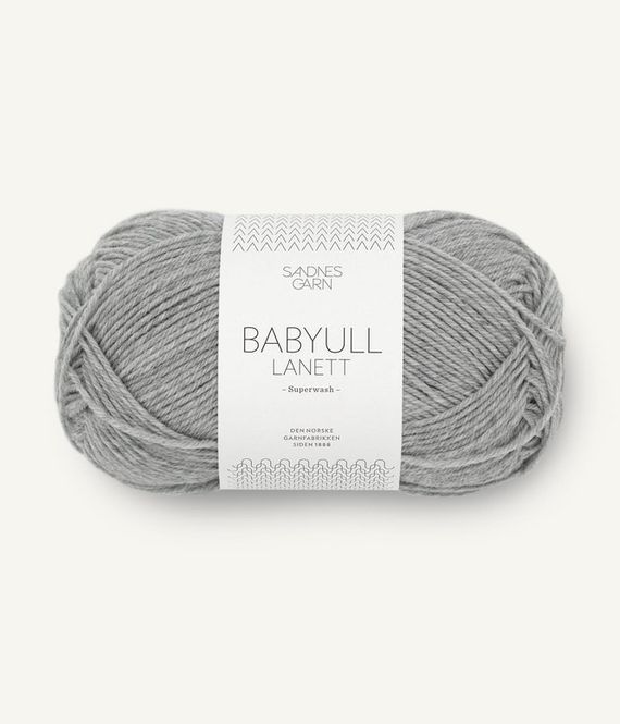 Hovedbilde 1032 Babyull Lanett Lys Gråmel