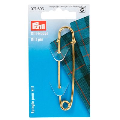 Prym Kiltenål 76mm - Gullfarget 71603