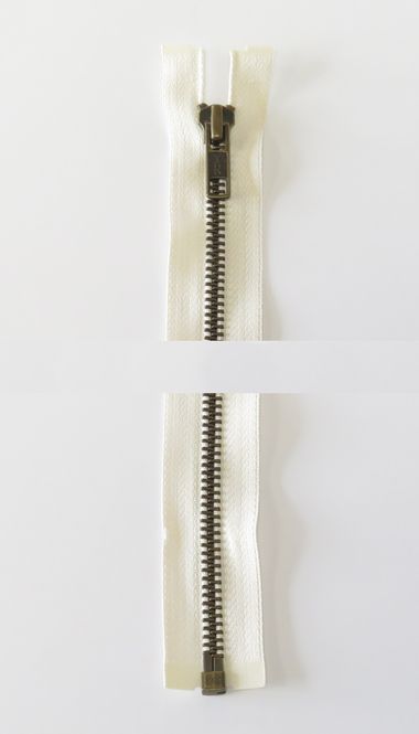 Hovedbilde YKK 6MM ALUM. DELBAR F. ECRU 4434-60-841 60 cm