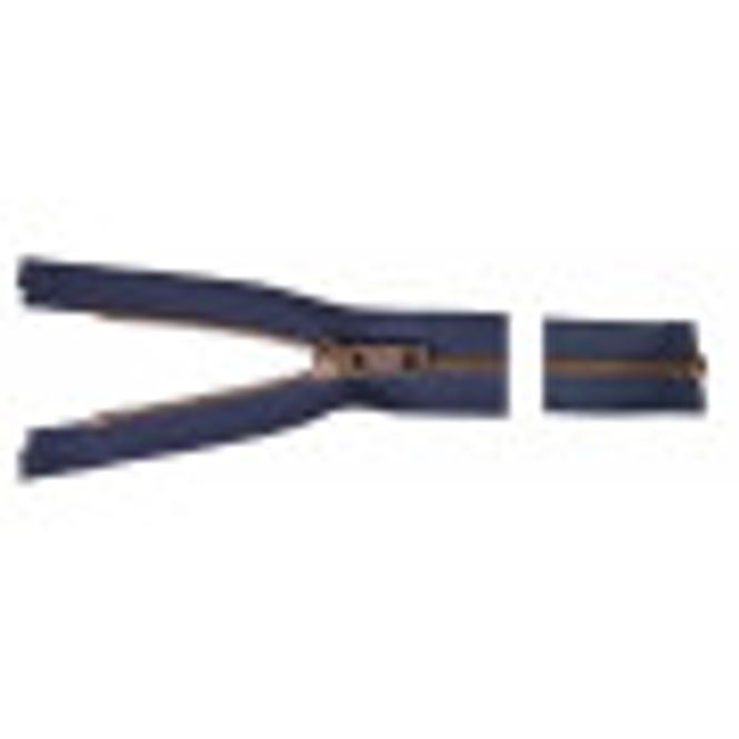 Hovedbilde YKK 6MM ANTIKK MESSING DELBAR F. MARINE 45cm
