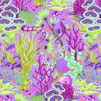 Tula Pink FLORAL REEF - PWTP264. REEF WHAT YOU SEW